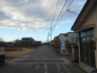 接道（西側）