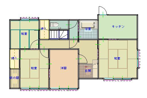 No 692 日当たり良好な部屋数が多い一軒家 栃木市空き家バンク あったか住まいるバンク