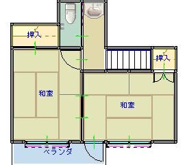 間取り図（２階）