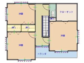 間取り図（２階）