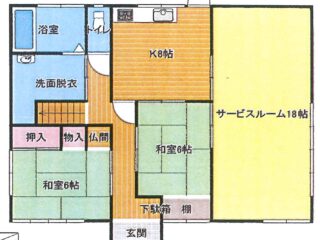 間取り図（1階）
